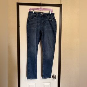 Size 12 Maurice’s Dark Wash Skinny/Straight Jeans